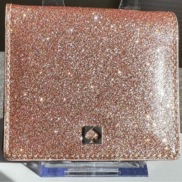 Kate Spade Rose Gold Glitter Wallet - Picture 4 of 16